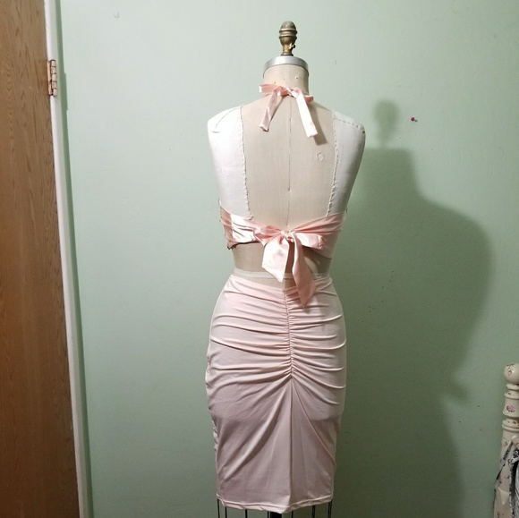 Pink 2-Piece Top and Skirt - Picture 6 of 7